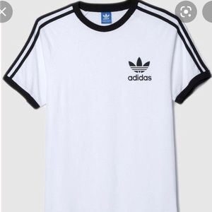 Classic white adidas shirt